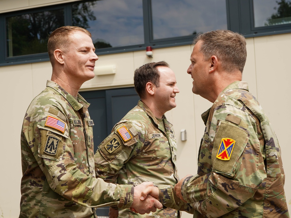 10th AAMDC Command General Coin Ceremony