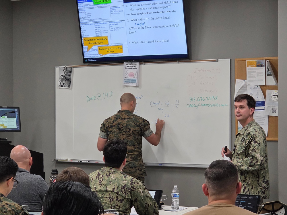 Navy Medicine Highlights Industrial Hygiene Program