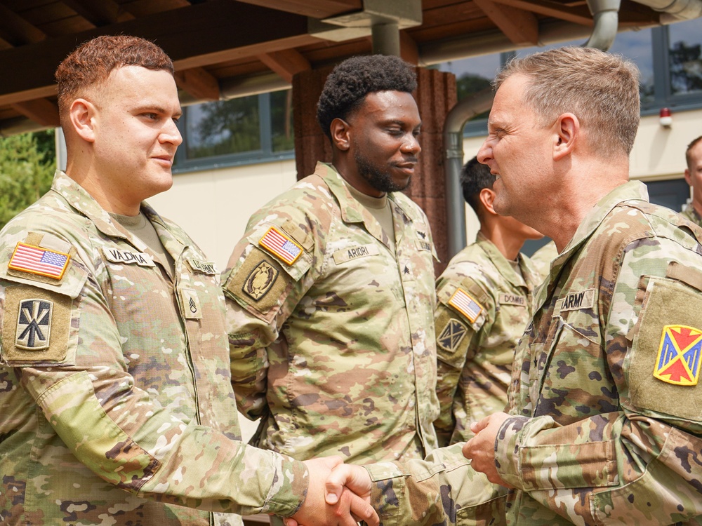 10th AAMDC Command General Coin Ceremony