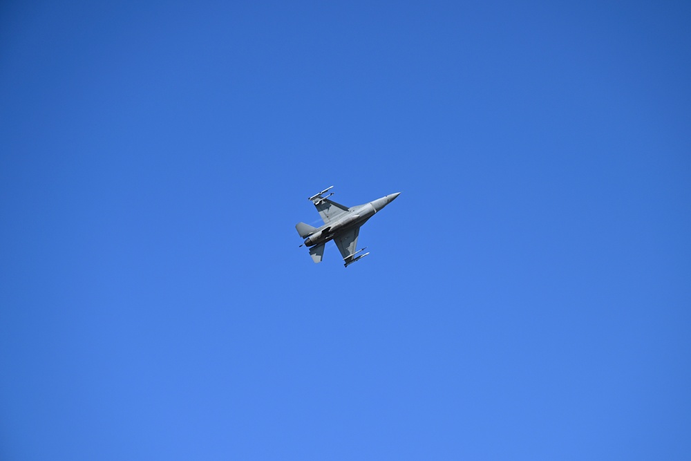 Brig. Gen. Tad Clark's F-16 Fini Flight