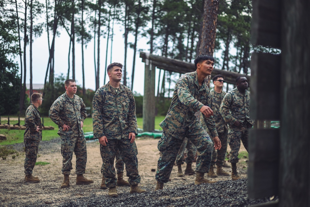 Corporals School Conducts Confidence Course