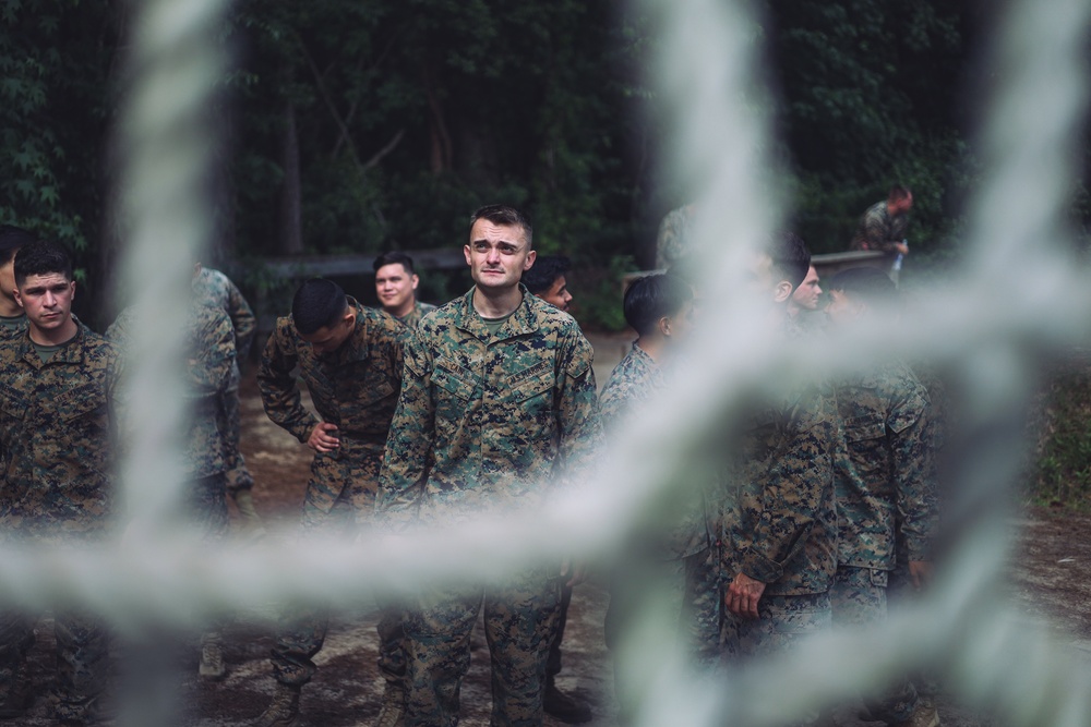 Corporals School Conducts Confidence Course