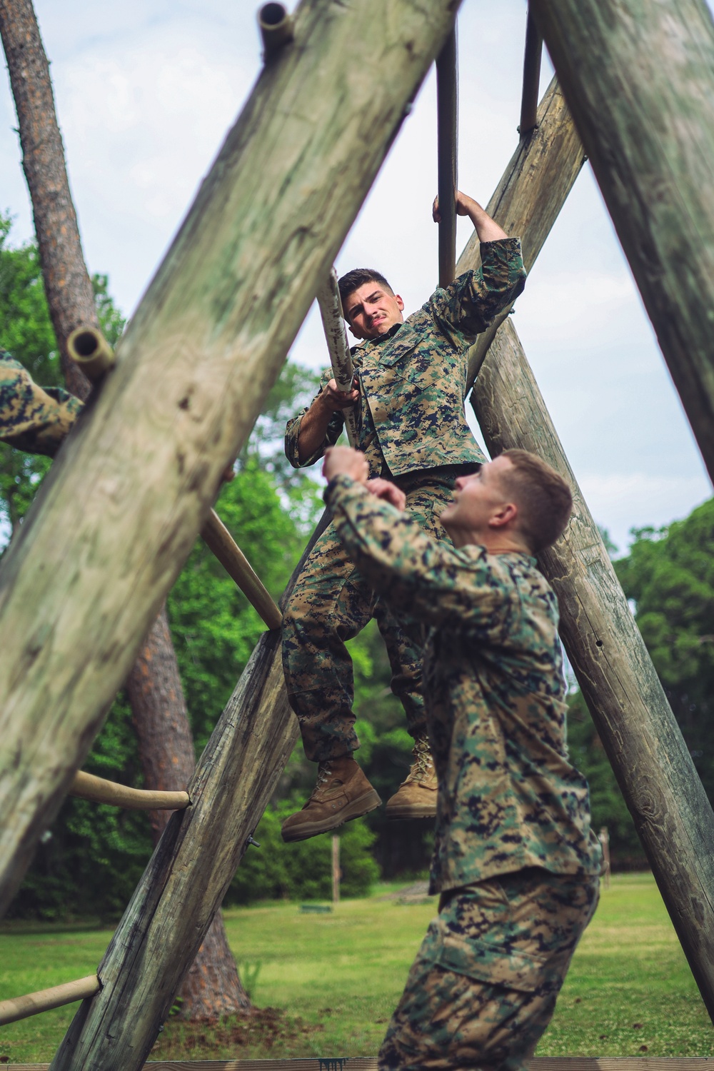 Corporals School Conducts Confidence Course