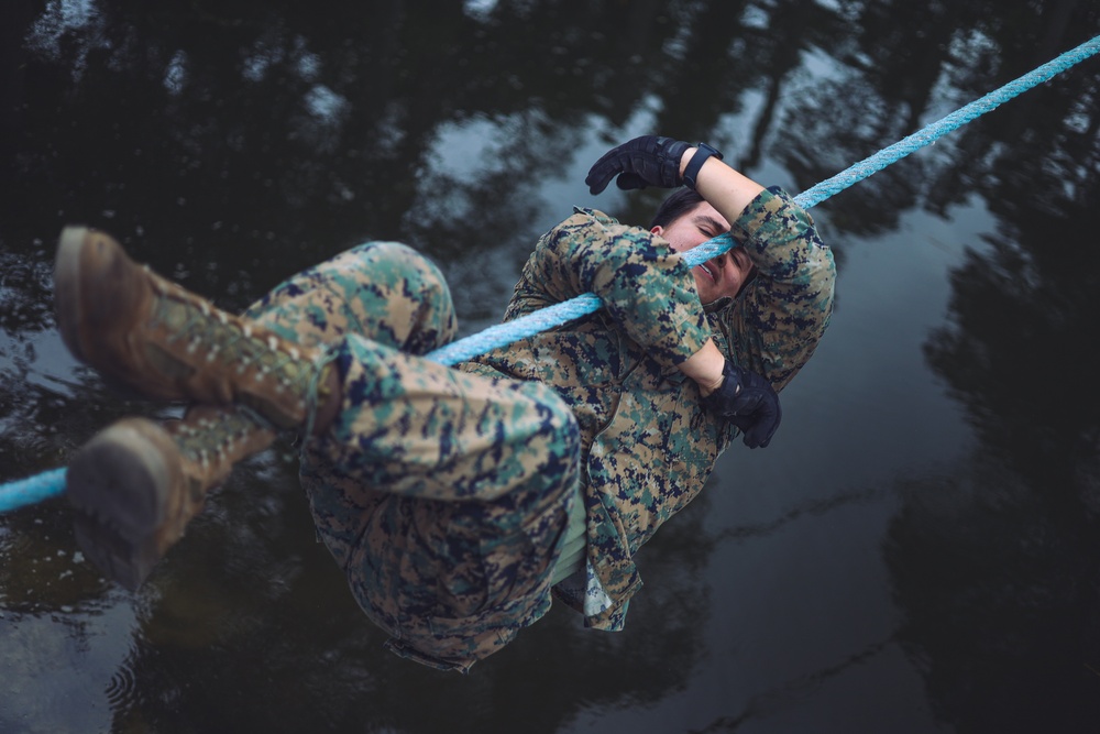 Corporals School Conducts Confidence Course