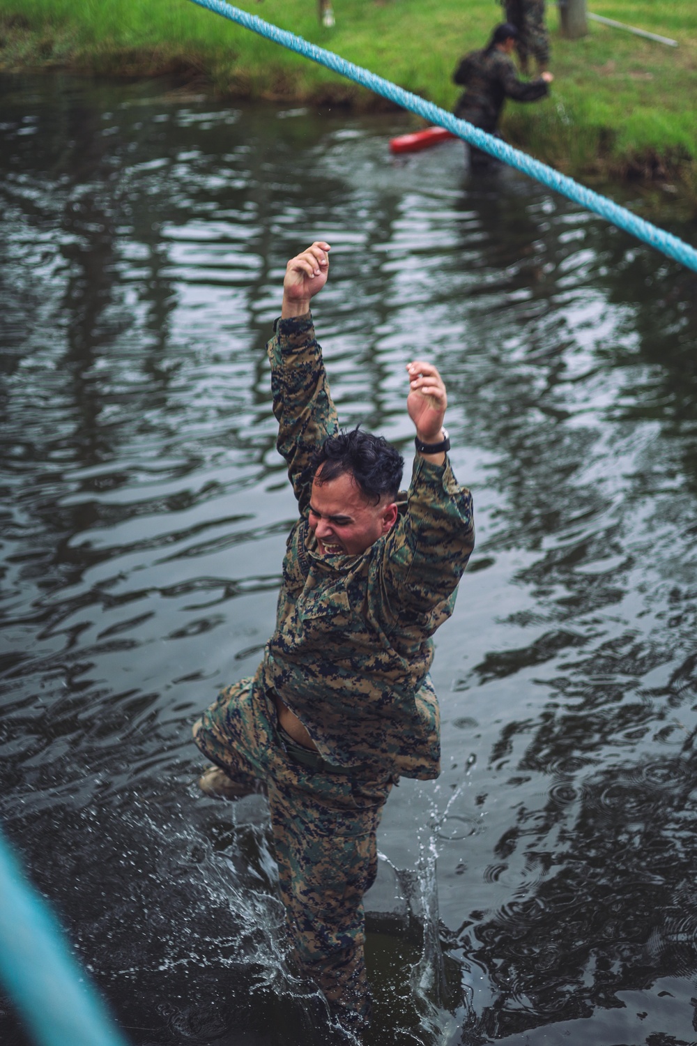 Corporals School Conducts Confidence Course