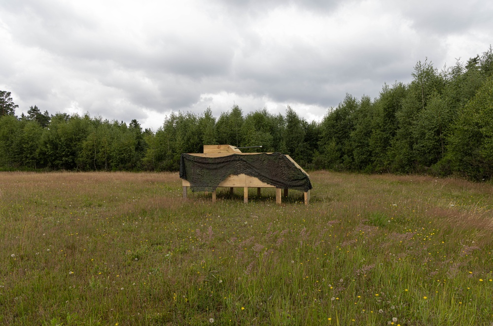 Engineers Build Mock Tanks to Support UAV Training