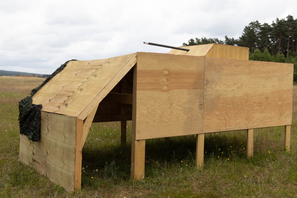 Engineers Build Mock Tanks to Support UAV Training