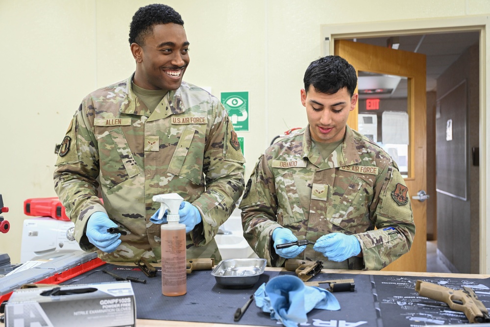 28th Security Forces Squadron hosts pistol match during Police Week