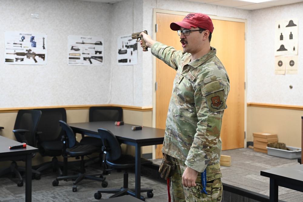 28th Security Forces Squadron hosts pistol match during Police Week