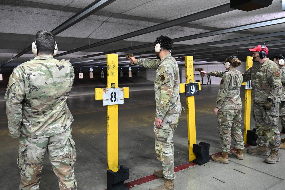 28th Security Forces Squadron hosts pistol match during Police Week