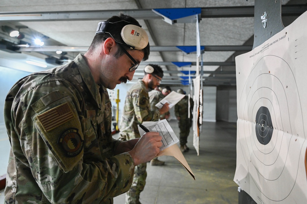 28th Security Forces Squadron hosts pistol match during Police Week