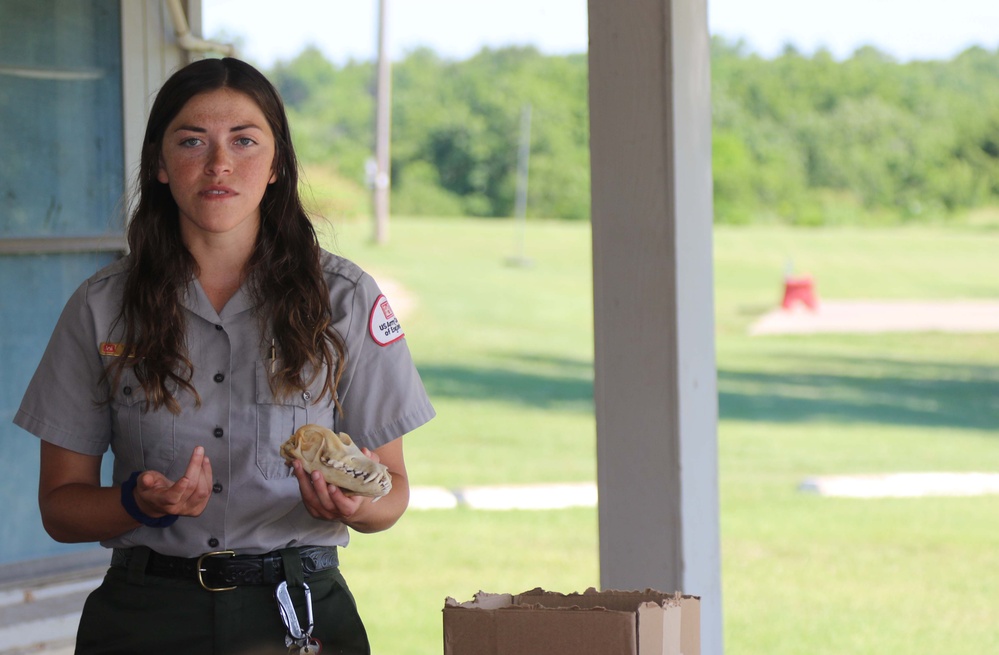 Hands-on wildlife lessons with Ranger Tori Haggard