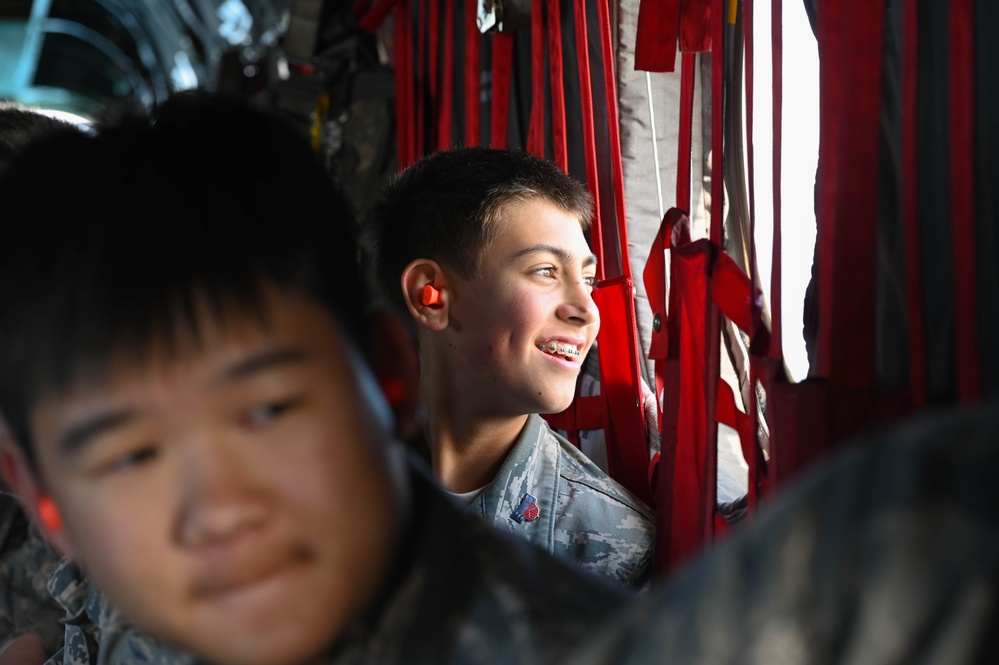 Oregon Army National Guard Aviation Gives Civil Air Patrol Cadets a Lift