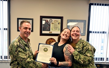 Sailor Spotlight: NC2 Franco reenlists with family support