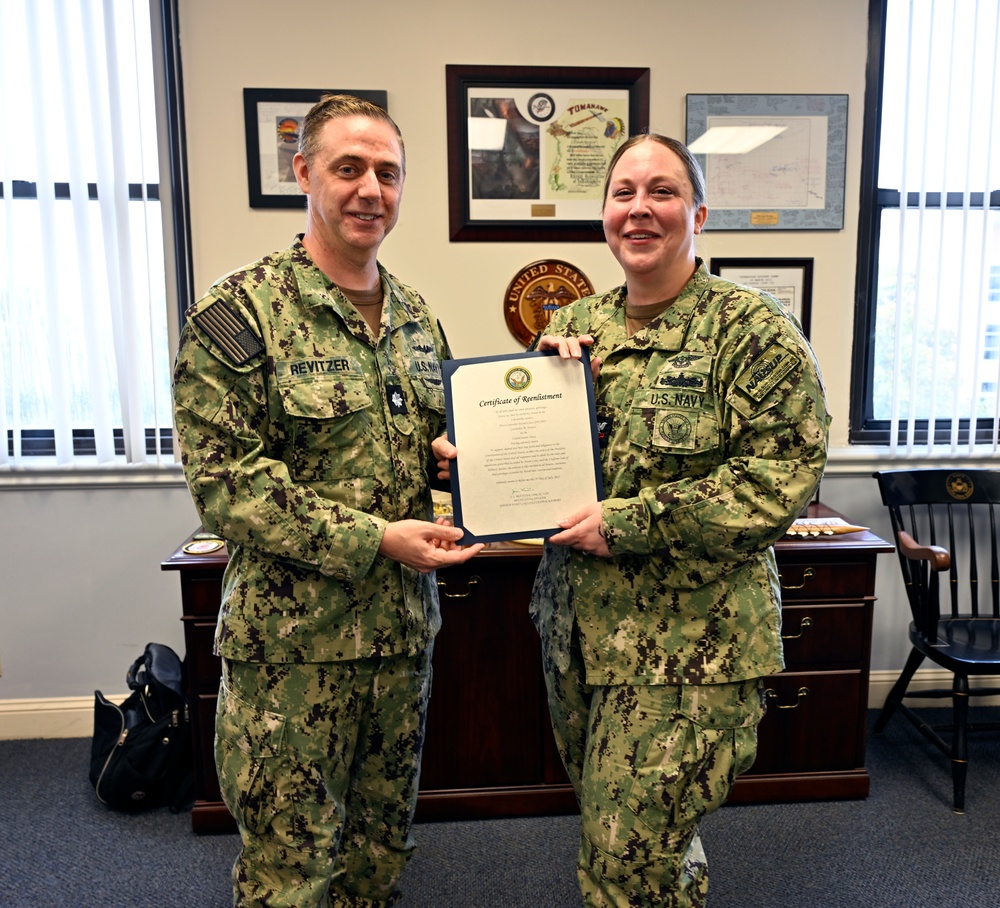 Sailor Spotlight: NC2 Franco reenlists with family support