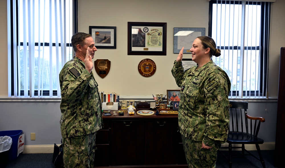 Sailor Spotlight: NC2 Franco reenlists with family support