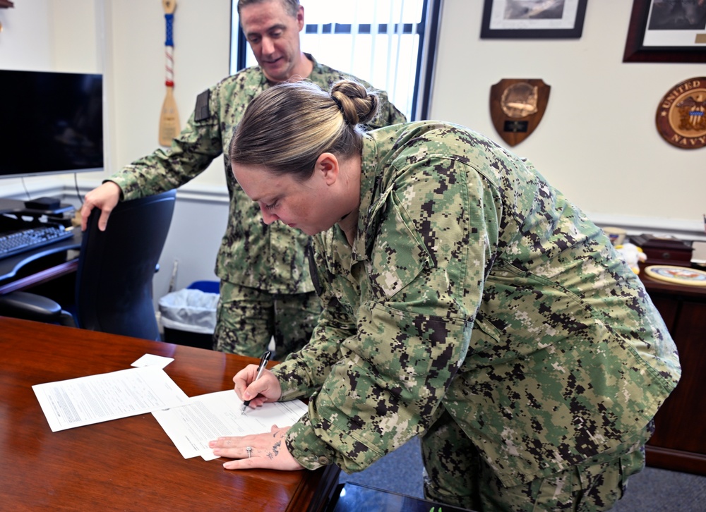 Sailor Spotlight: NC2 Franco reenlists with family support