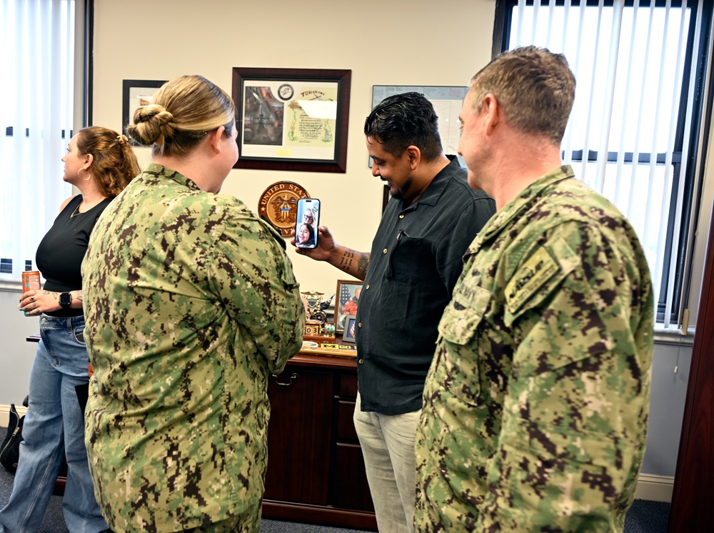 Sailor Spotlight: NC2 Franco reenlists with family support