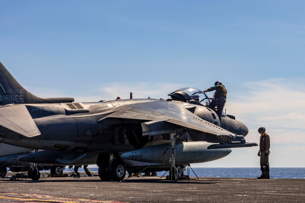 USS Iwo Jima Flight Operations