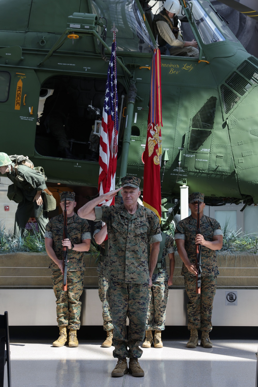 Sgt. Maj. Goodyear Relinquishes Post to Sgt. Maj. Dorsey