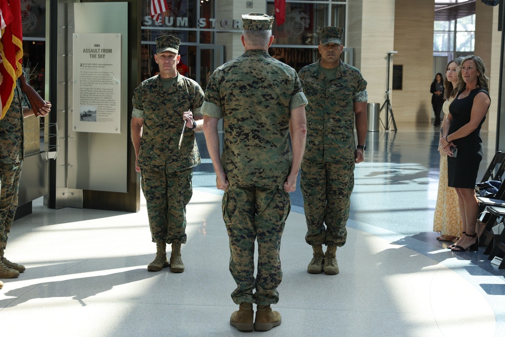 Sgt. Maj. Goodyear Relinquishes Post to Sgt. Maj. Dorsey