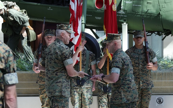 Sgt. Maj. Goodyear Relinquishes Post to Sgt. Maj. Dorsey