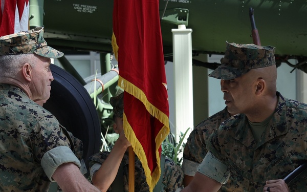 Sgt. Maj. Goodyear Relinquishes Post to Sgt. Maj. Dorsey