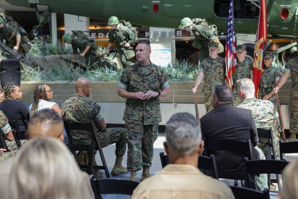 Sgt. Maj. Goodyear Relinquishes Post to Sgt. Maj. Dorsey