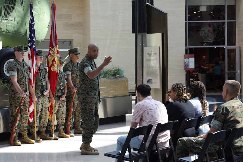 Sgt. Maj. Goodyear Relinquishes Post to Sgt. Maj. Dorsey