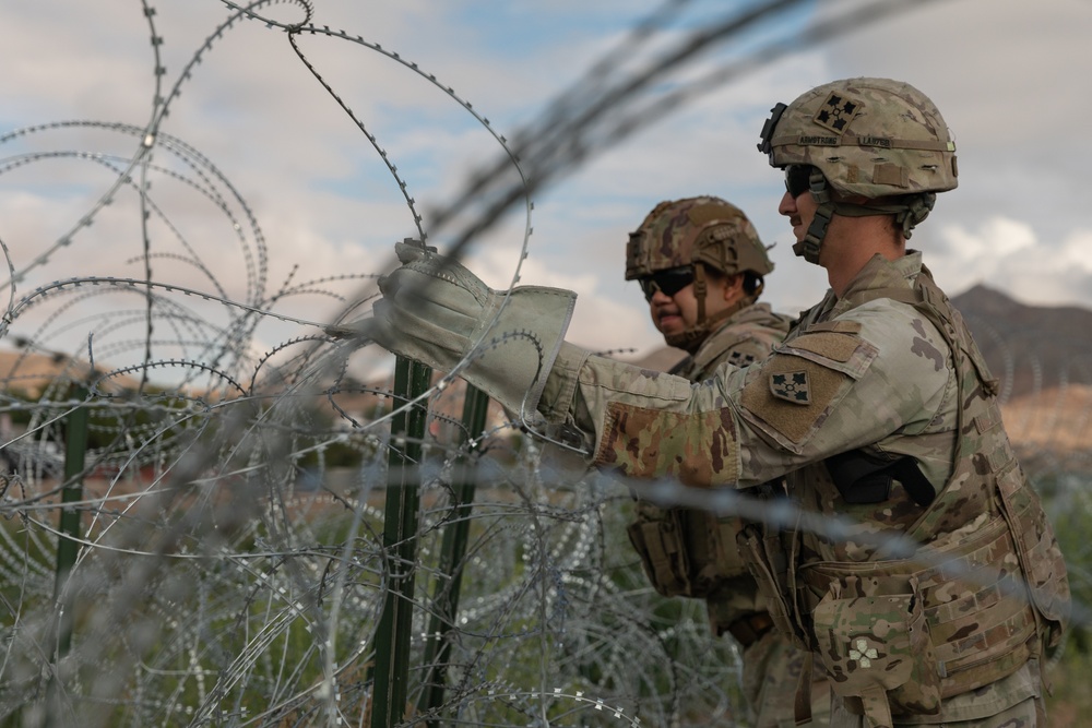 1st Battalion, 41st Infantry Regiment supports southern border mission