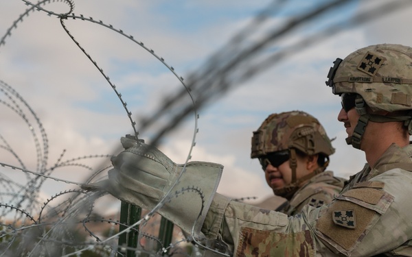 1st Battalion, 41st Infantry Regiment supports southern border mission