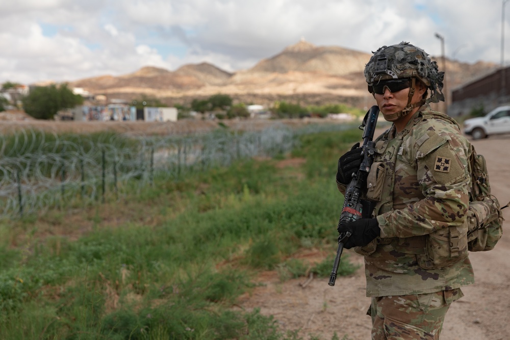 1st Battalion, 41st Infantry Regiment supports southern border mission