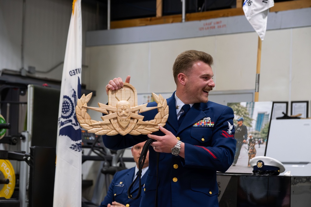 K-9 Ani Honored During Retirement Ceremony at Maritime Safety and Security Team New York