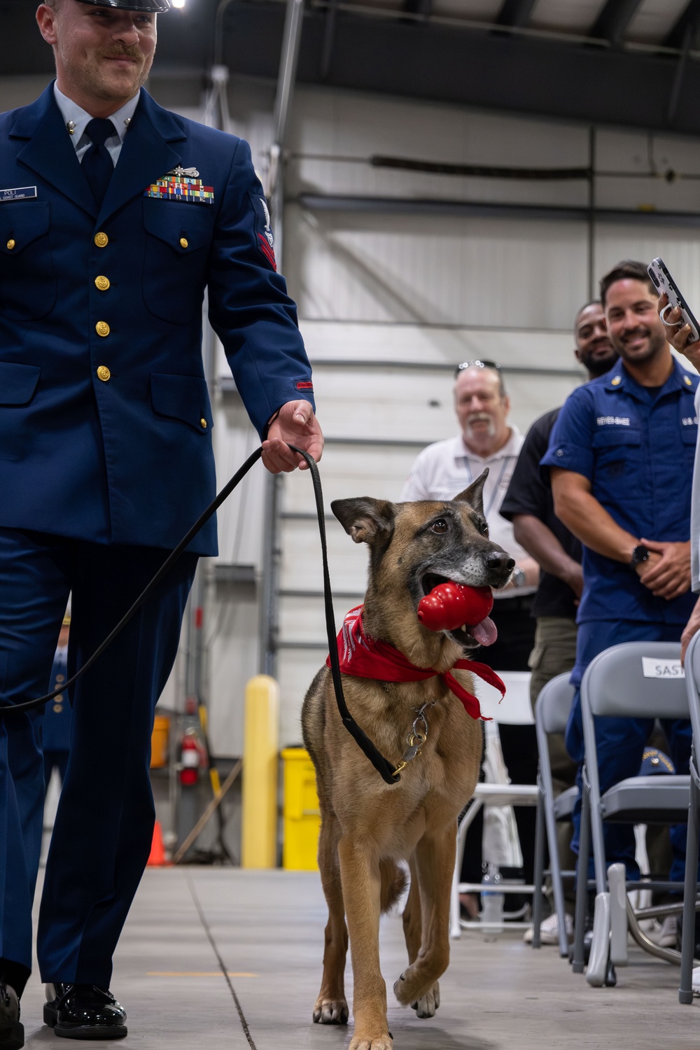 K-9 Ani Honored During Retirement Ceremony at Maritime Safety and Security Team New York