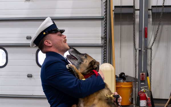 K-9 Ani Honored During Retirement Ceremony at Maritime Safety and Security Team New York