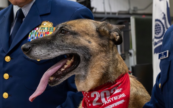K-9 Ani Honored During Retirement Ceremony at Maritime Safety and Security Team New York