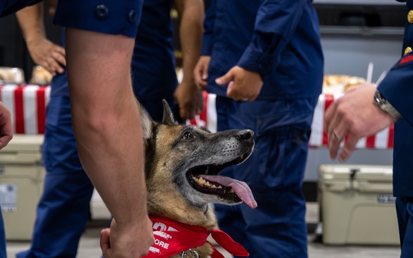 K-9 Ani Honored During Retirement Ceremony at Maritime Safety and Security Team New York