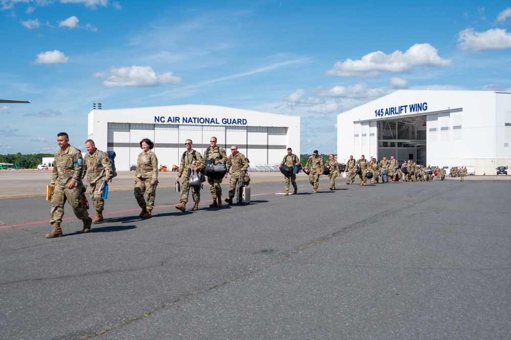The 145th Airlift Wing deploys Airmen to the Middle East
