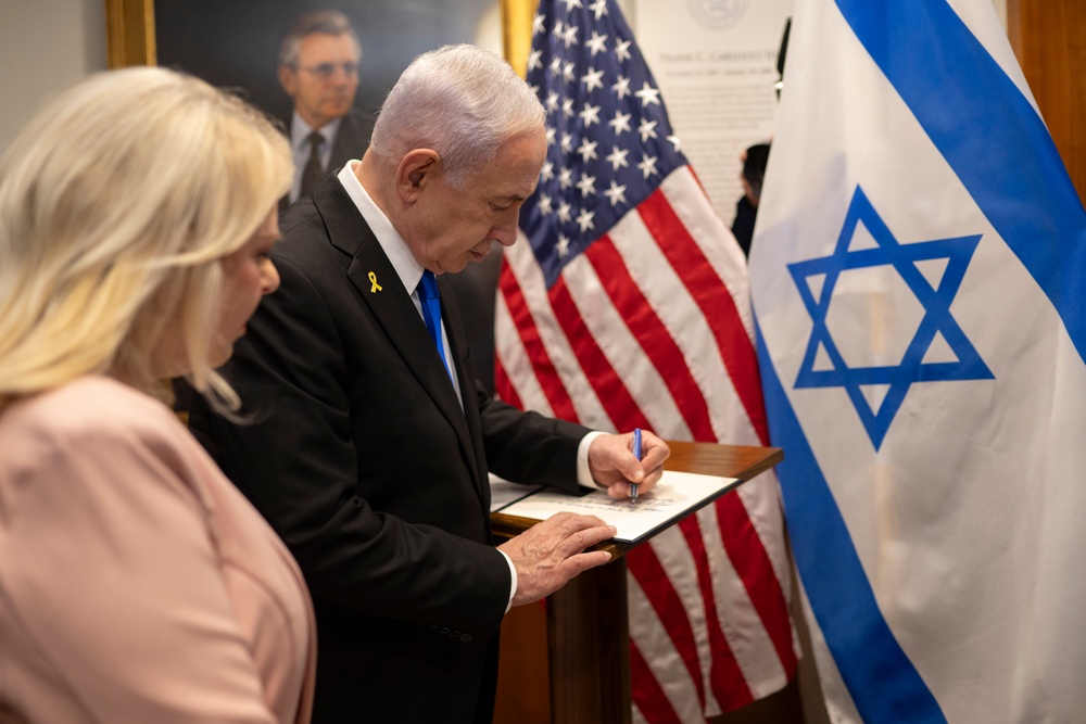 SD Hosts Israeli PM Netanyahu at the Pentagon