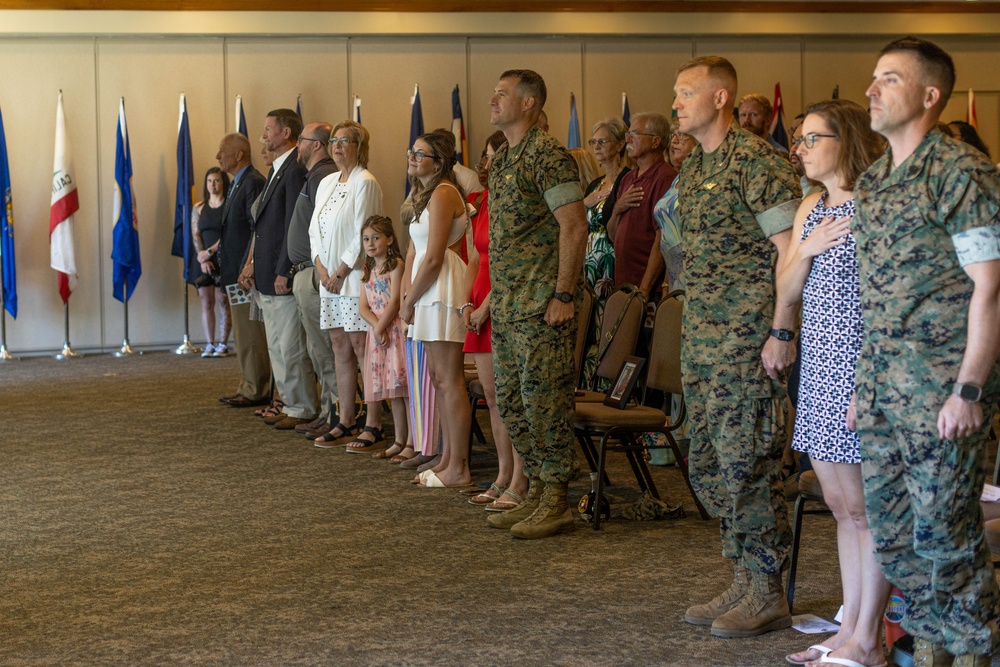 U.S. Marine Corps Maj. Thomas R. Abbott Retirement Ceremony
