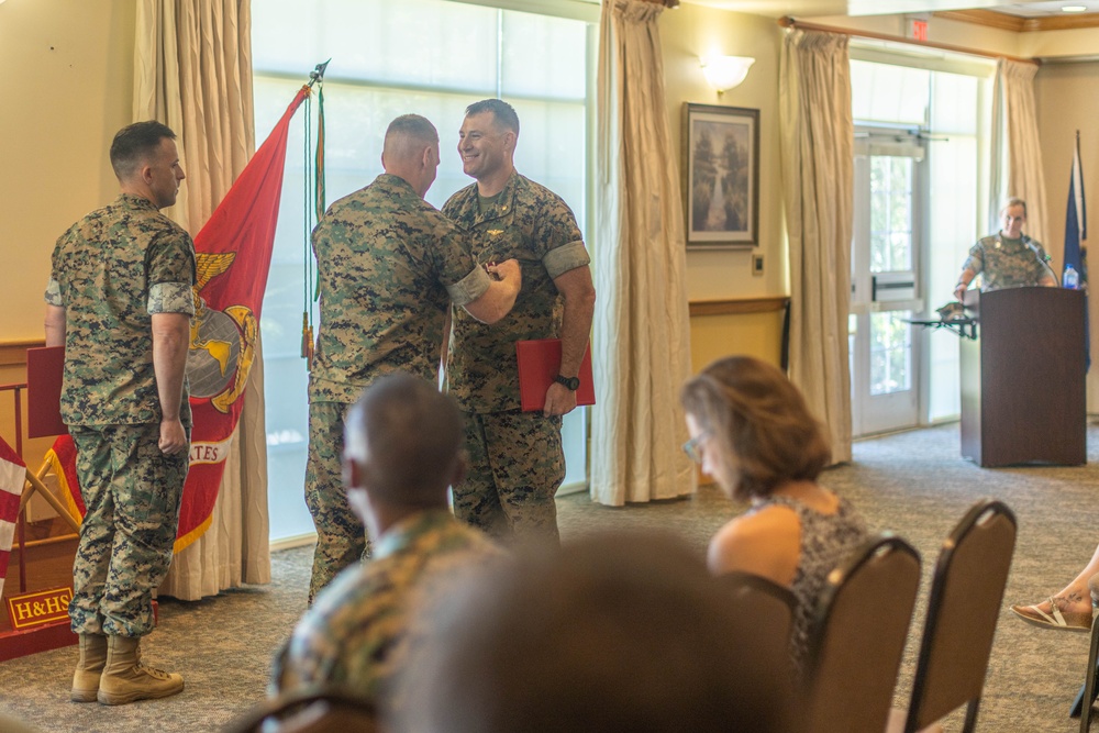U.S. Marine Corps Maj. Thomas R. Abbott Retirement Ceremony
