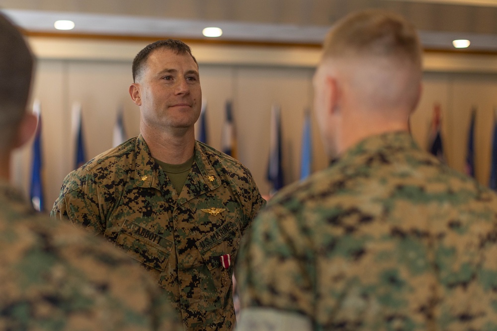 U.S. Marine Corps Maj. Thomas R. Abbott Retirement Ceremony