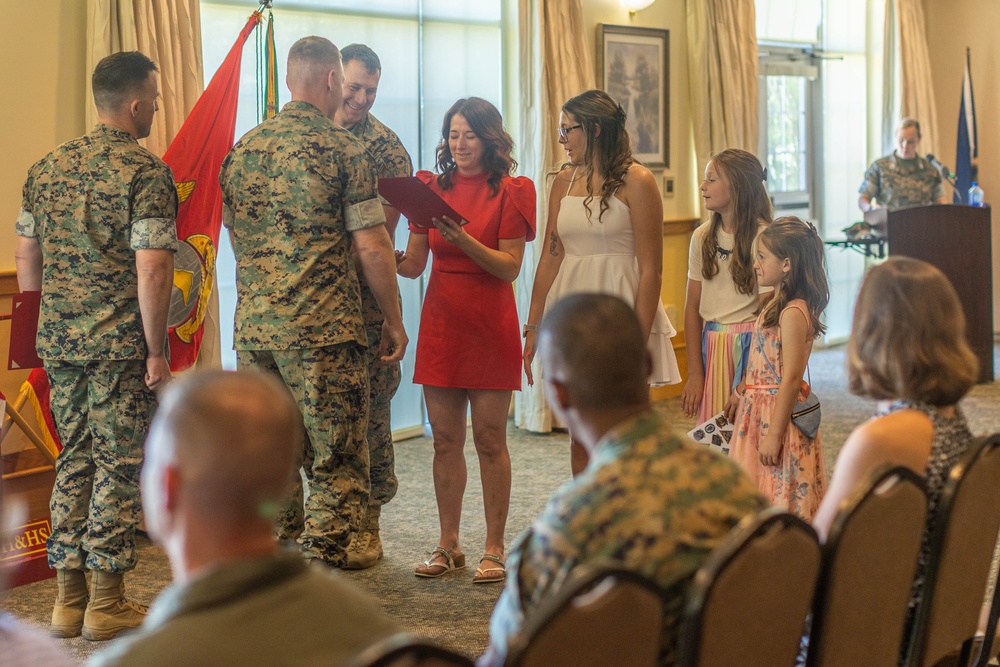 U.S. Marine Corps Maj. Thomas R. Abbott Retirement Ceremony