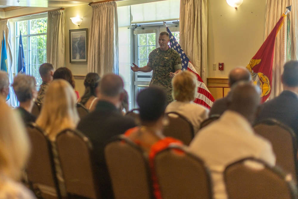 U.S. Marine Corps Maj. Thomas R. Abbott Retirement Ceremony