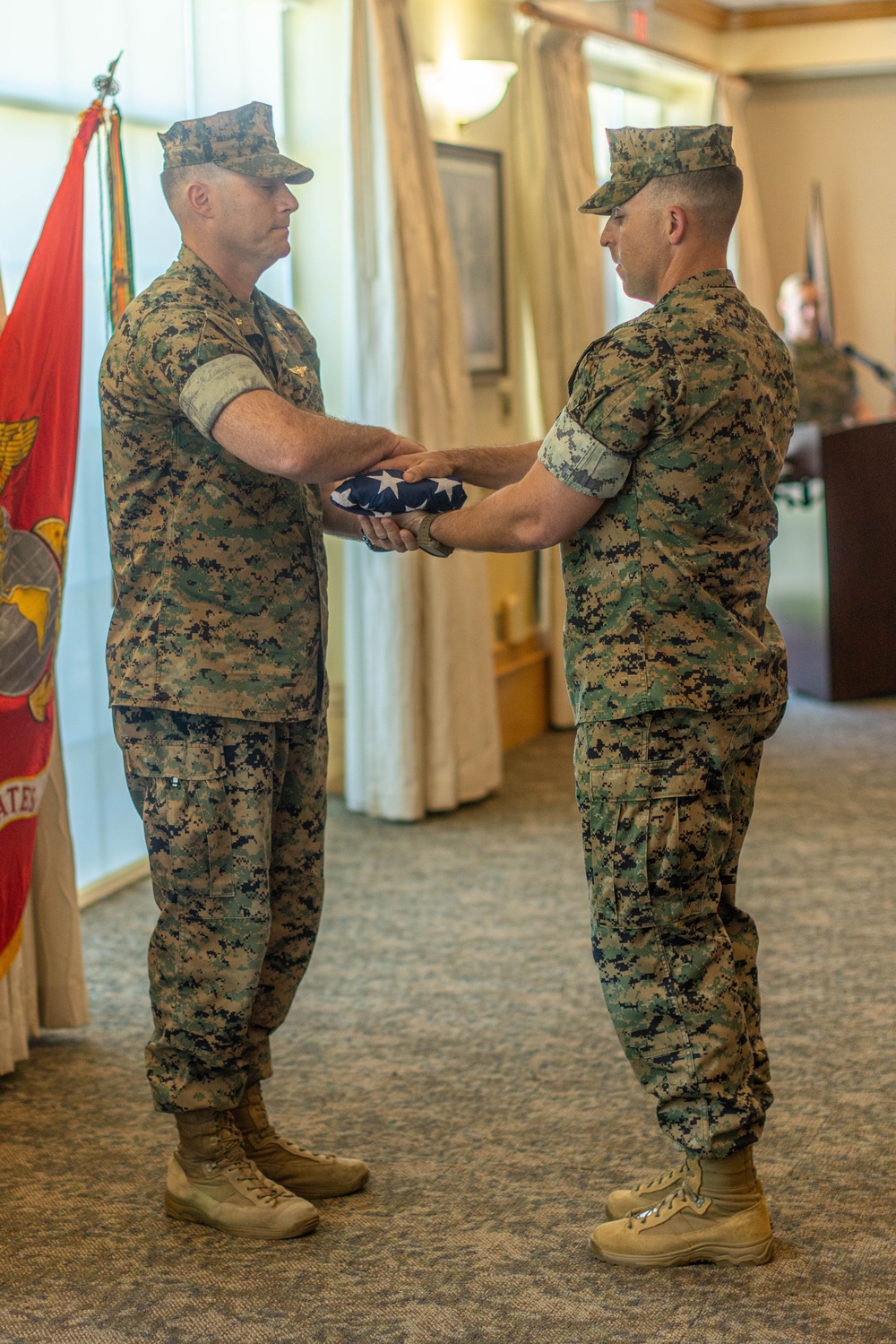 U.S. Marine Corps Maj. Thomas R. Abbott Retirement Ceremony