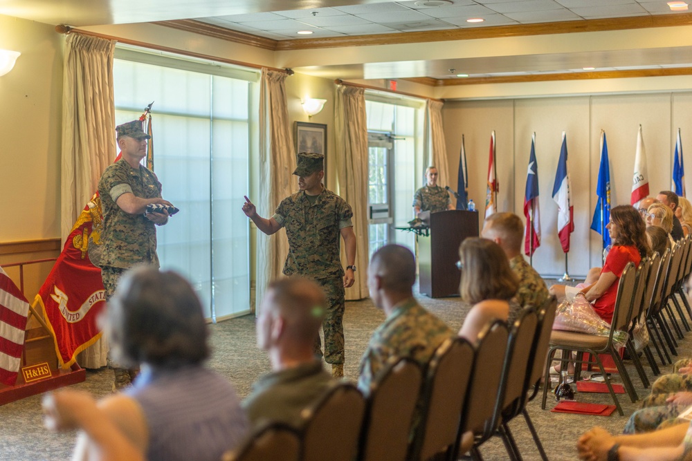 U.S. Marine Corps Maj. Thomas R. Abbott Retirement Ceremony