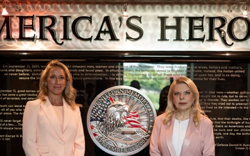 Mrs. Hegseth, Mrs. Netanyahu Tour Pentagon