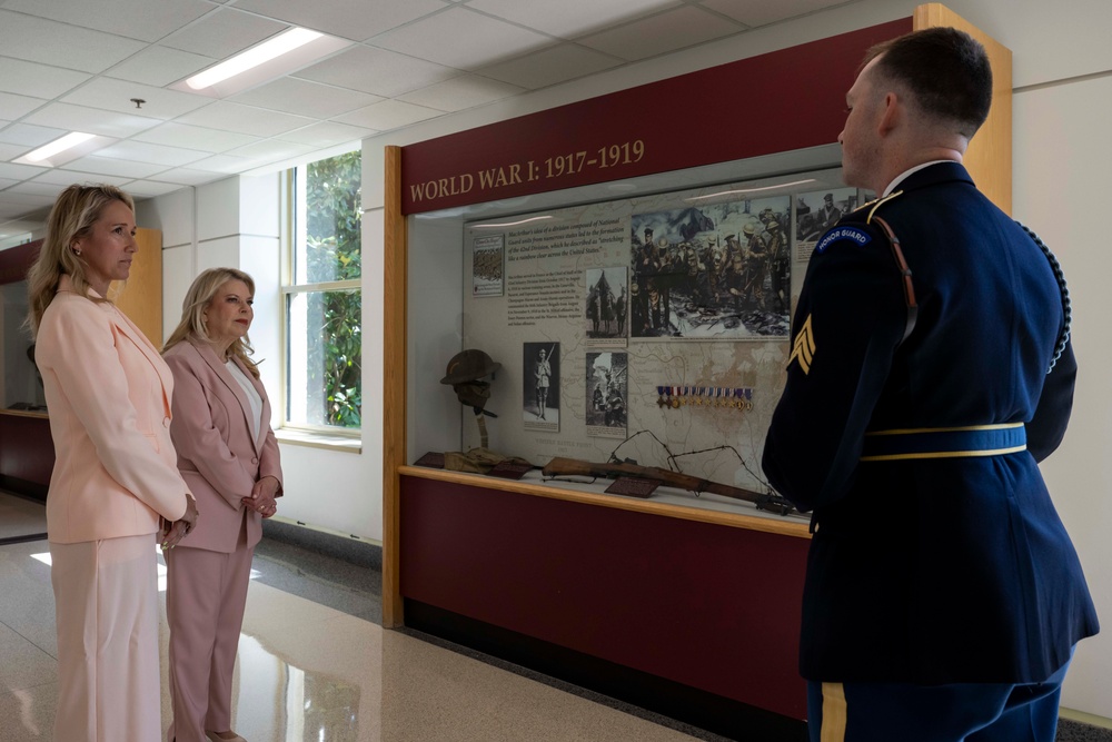 Mrs. Hegseth, Mrs. Netanyahu Tour Pentagon