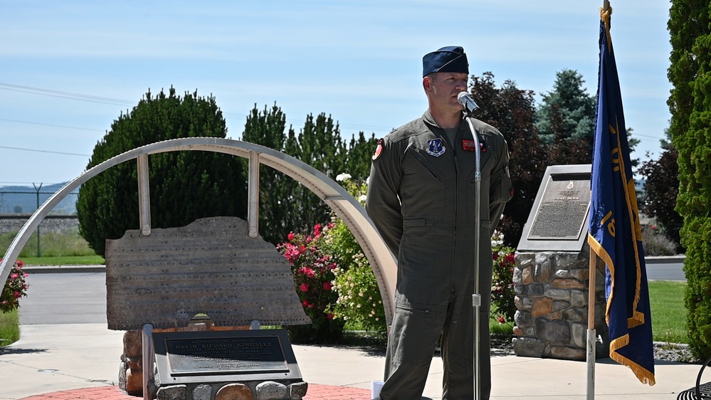 Pause to Remember 2Lt David R Kingsley