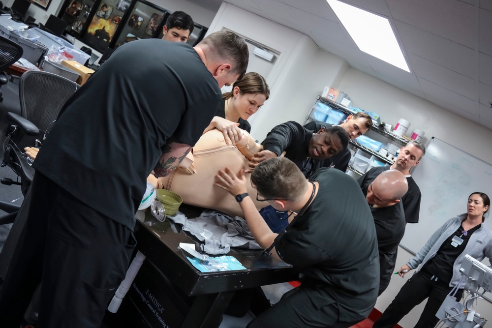 IPAP Students Practice Life-Saving Chest Tube Procedures
